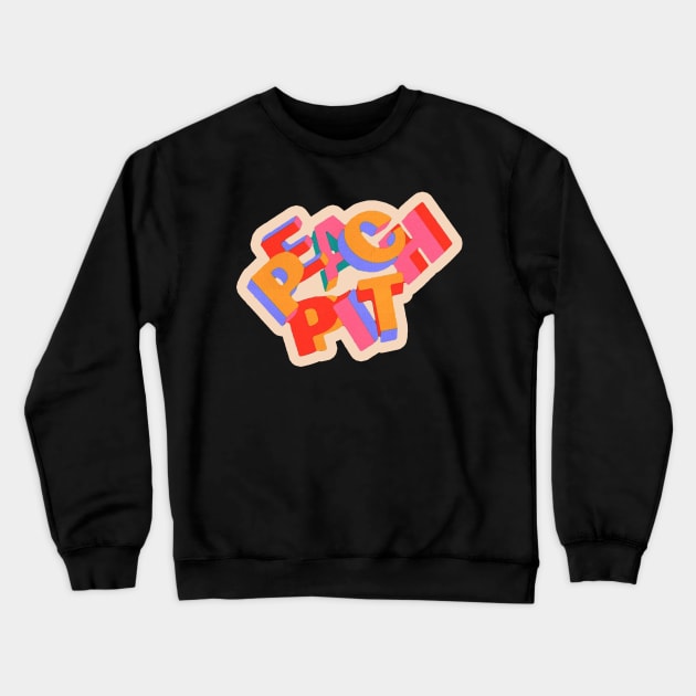 peach pit music Crewneck Sweatshirt by CoconutSportsCo